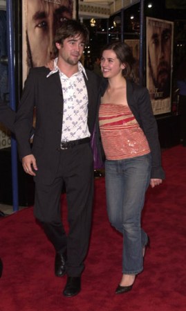Colin Farrell salió con la actriz y cantante inglesa Amelia Warner en 2001.