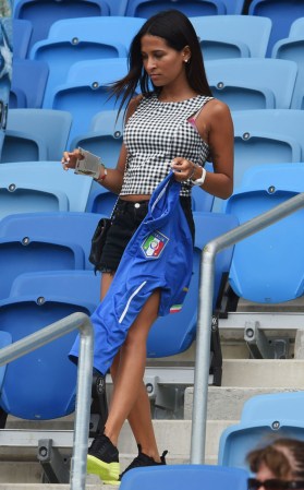 Federica Riccardi, prometida de Alessio Cerci (Italia).