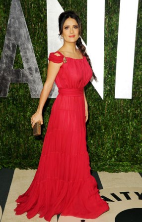 La actriz participó en la fiesta de “Vanity Fair” como parte de las actividades de los premios Oscar, en Hollywood, California, el 26 de febrero de 2012.