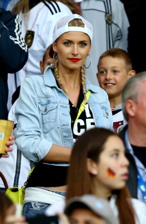 Lena Gercke, novia de Sami Khedira (Alemania).