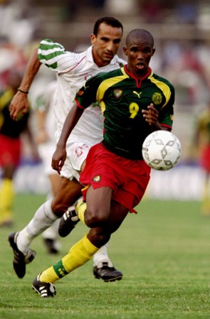 Samuel Fils Etoo de Camerun en el 2000