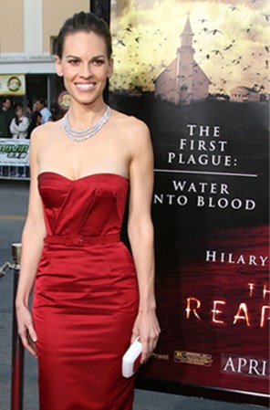 "The Reaping" (2007), es una película de terror protagonizada por Hilary Swank, a quien vemos en la foto, David Morrissey y AnnaSophia Robb, que se filmó en el Viejo San Juan.