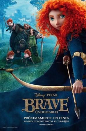 Brave es la otra gran candidata a llevarse el premio a Mejor película animada. Trata sobre una inquieta y belicosa niña que se enfrenta a sus mayores miedos.