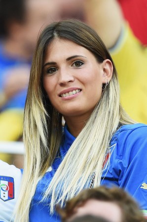 Carolina Marcialis, esposa de Antonio Cassano (Italia).