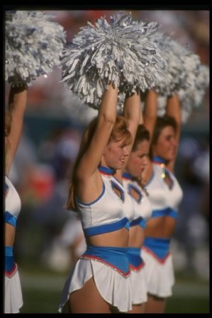 Aquí una imagen de 1992 de las porristas siempre bellas de los Dolphin.