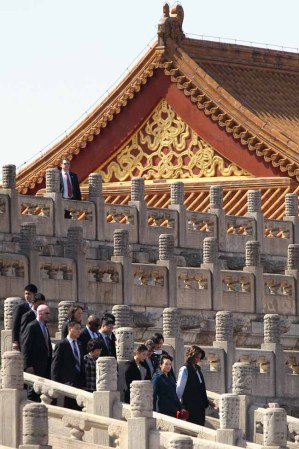 Michelle Obama destila simpatía y elegancia en China.