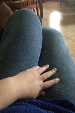 Así lucen sus piernas.