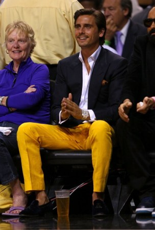 Famosos en juegos del Heat: Scott Disick