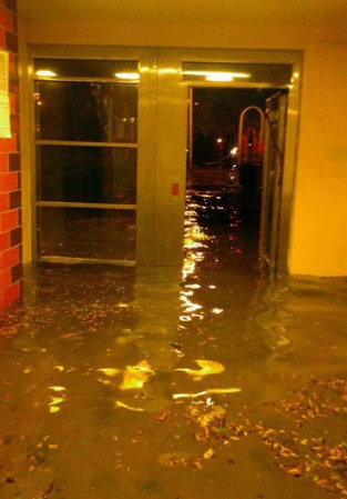 Inundación en Queens.