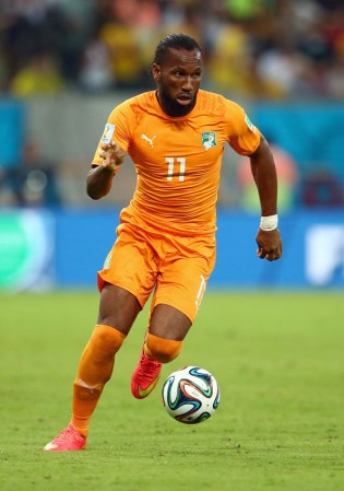 5. Didier Drogba: Valorado en $90 millones. Juega con el equipo turco Galatasaray Football y representa a Costa de Marfil en el Mundial.