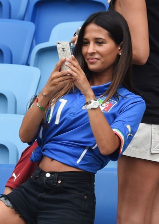 Federica Riccardi, prometida de Alessio Cerci (Italia).