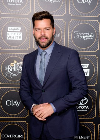 Ricky Martin en la gala de Los 50 Más Bellos de People En Español, celebrado en la ciudad de Nueva York.