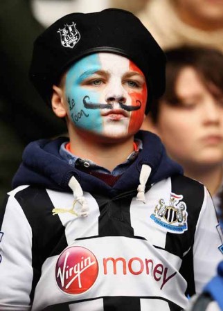 El Newcastle United de Inglaterra cuenta con este simpático fanático.