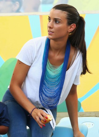 Ludivine Sagna, esposa de Bacary Sagna (Francia).