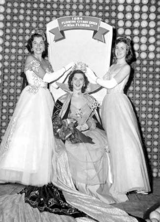 Ann Daniel, Reina de los Cítricos, Winter Haven, 1954.