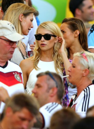 Lena Gercke, novia de Sami Khedira (Alemania).