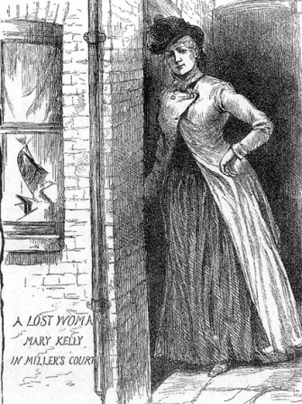Mary Kelly ejercía la prostitución, al igual que las otras cuatro mujeres asesinadas por el Monstruo de Whitechapel.