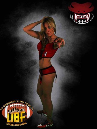 Jugadora de las Vipers otro de los equipos fuertes de la liga.