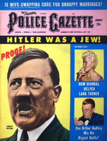 Una revista llamada "The National Police Gazette" llevó la bandera del sensacionalismo en Estados Unidos durante décadas.