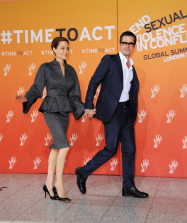 Angelina Jolie and Brad Pitt