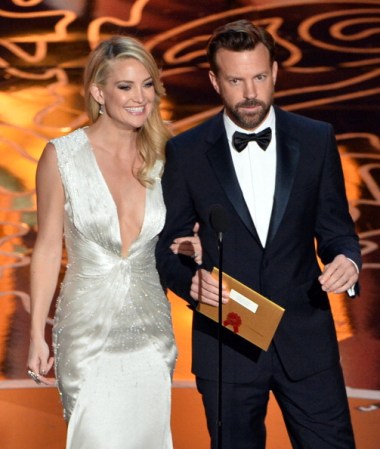 Los actores Kate Hudson y Jason Sudeikis