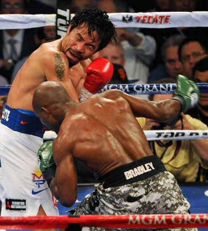 Pacquiao acertó 35% de sus 563 golpes, mientras que Bradley, 22% de sus 627. Pacquiao tuvo mayor eficacia con su jab, 23%, en comparación con el 11% de Bradley. El Pacman conectó 148 golpes de poder mientras que Bradley, 109.