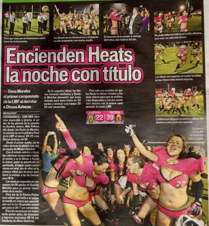 La prensa deportiva la da una buena cobertura periodística a la liga.