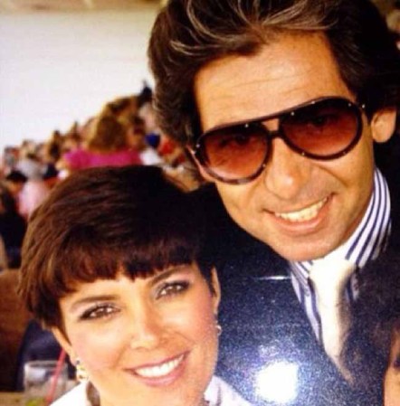 Los padres de las hermanas Kardashians cuando estaban juntos y antes de la muerte del señor.