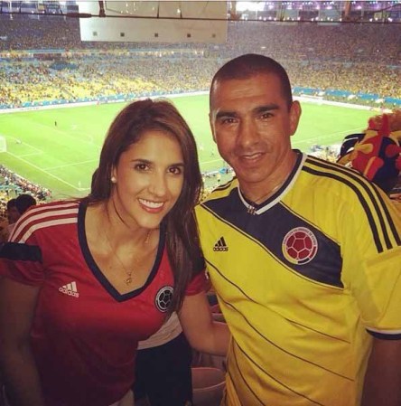 Daniela es la mujer que acompaña a James a todas partes y le está apoyando como nadie en el Mundial en el que se ha convertido todo un goleador.