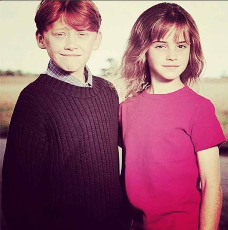 Las estrellas de Harry Potter en su infancia.