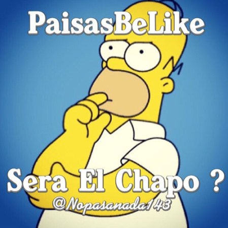 En las redes sociales, como ya es de costumbre, no se hizo esperar la reacción en “memes”, de la captura del narcotraficante más buscado del mundo Joaquín “el chapo” Guzmán.