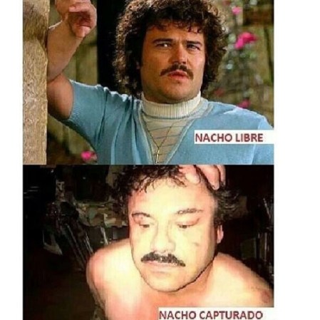 En las redes sociales, como ya es de costumbre, no se hizo esperar la reacción en “memes”, de la captura del narcotraficante más buscado del mundo Joaquín “el chapo” Guzmán.
