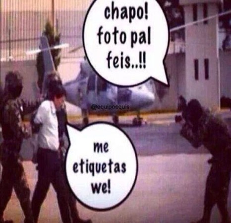 En las redes sociales, como ya es de costumbre, no se hizo esperar la reacción en “memes”, de la captura del narcotraficante más buscado del mundo Joaquín “el chapo” Guzmán.