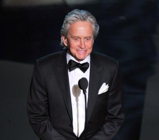 Michael Douglas ofreció un discurso para anunciar la categoría de Mejor Director.