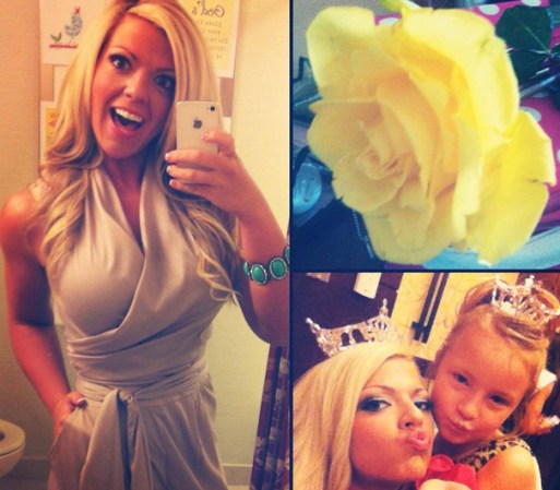 A continuación más fotos de esta rubia texana que tuvo que “perder para ganar”.