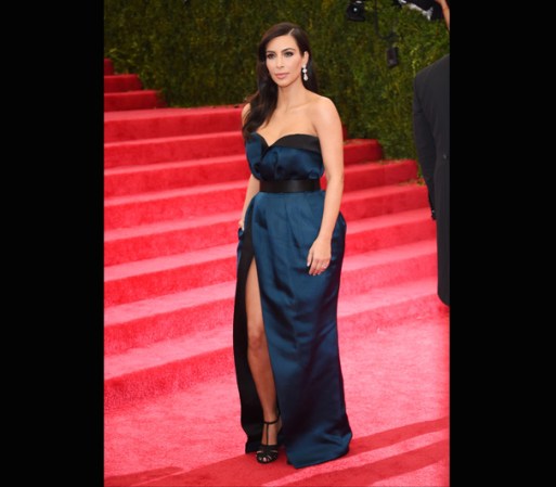 Kim en el Met Gala de Nueva York.