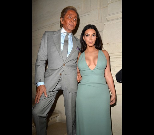 Kim K. pasó la mayor parte del evento acompañada del mismísimo Valentino.
