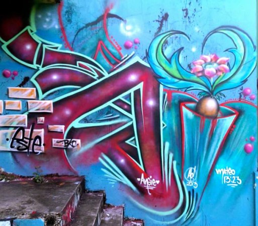 "Pintando y Patinando"<br />Naguabo, Puerto Rico