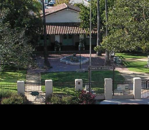 Campo de Cahuenga, 3919 Lankershim Blvd. Studio City, fue construido en 1847, y sirvió como sede para firmar el tratado de Cahuenga en 1847.