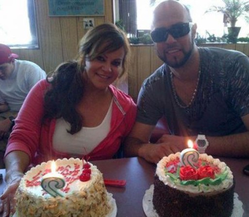 Aquí, ambos celebran su segundo aniversario.