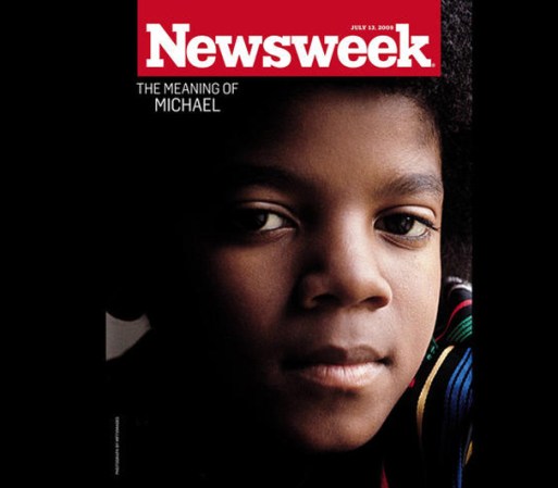 El cantante Michael Jackson en su infancia.