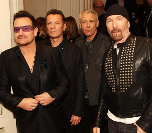 La banda de rock U2 ocupa el segundo lugar. $32,116,315
