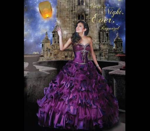 Son vestidos inspirados en los clásicos personajes de caricaturas.