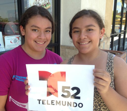 Las gemelas Erica y Katelyn Caicedo, de Highland California.