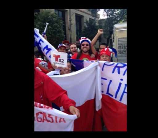 Seguidores de Telemundo 52 en el Mundial Brasil 2014