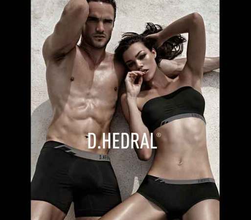 La belleza de esta modelo brasileña hace armonía perfecta con la virilidad de Thomas Evans.