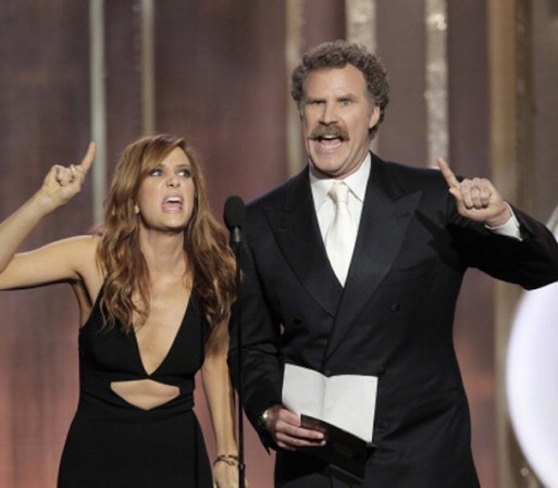 Los presentadores más divertidos de la noche fueron sin duda Kristen Wiig y Will Ferrell al anunciar la categoría a Mejor Actriz de Musical o Comedia.