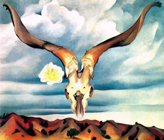 En 1932 O'Keeffe sufrió una crisis nerviosa al no poder terminar un mural en el Radio City Hall, proyecto que se atrasó. Tuvo que ser hospitalizada y no volvió a pintar hasta un año después.