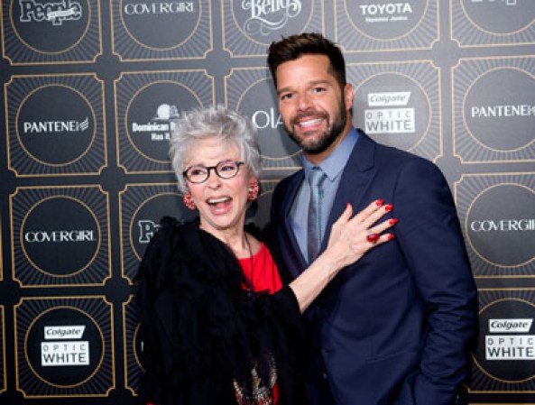 Rita Moreno y Ricky Martin en la gala de Los 50 Más Bellos de People En Español, celebrado en la ciudad de Nueva York.