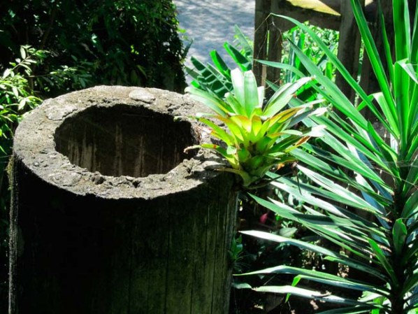 Detalles como este decoran los jardines del castillo.